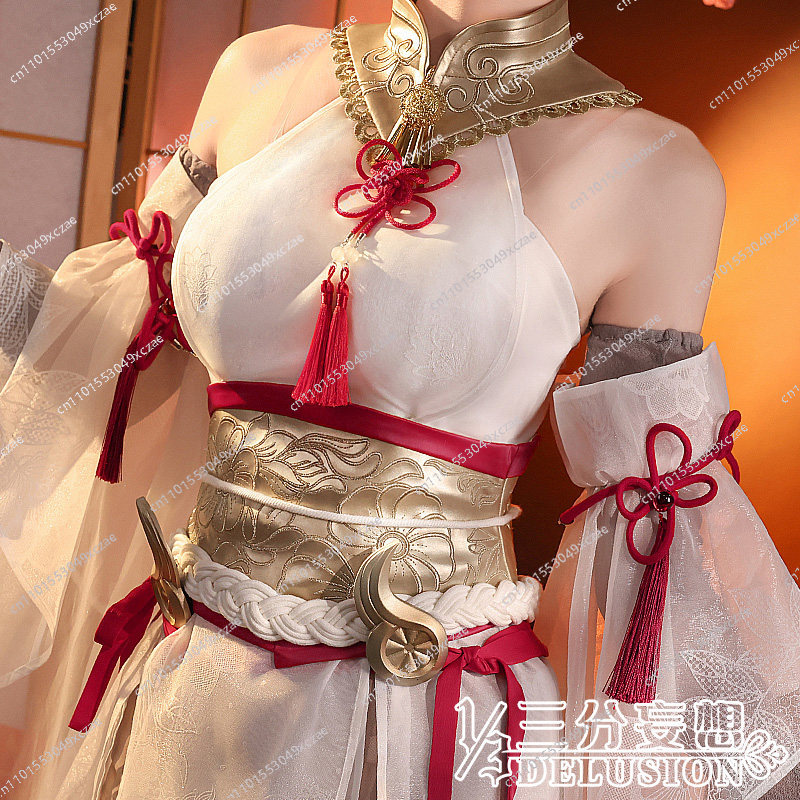 Anime Cosplay Otaku - ナラカ：ブレードポイント コスプレ ウォルナットホワイトシルク オタク 羅夢 コスプレ