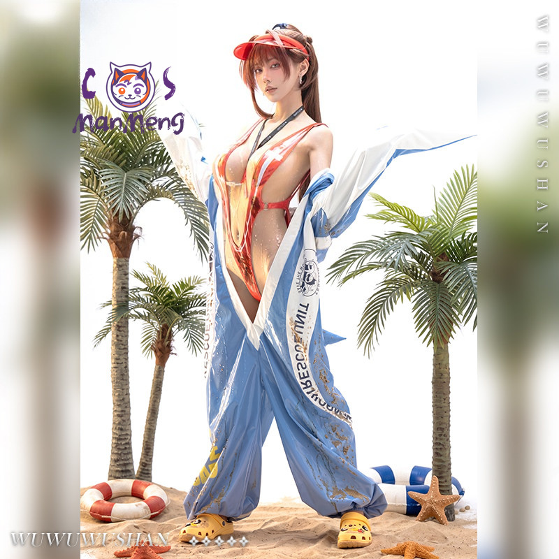 Anime Cosplay Bikini - マルシアナ NIKKE 水着コスプレ衣装勝利の女神マルシアナ女性の新しいセクシーなサマーパーティービーチビキニジャンプスーツマント