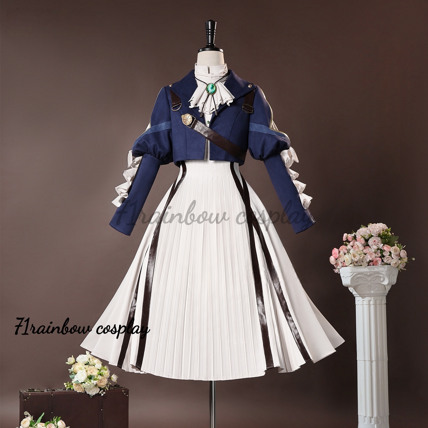 Violet Evergarden Dress - アニメヴァイオレット・エヴァーガーデンコスプレ衣装女性クリスマス衣装ドレス衣装コスプレ