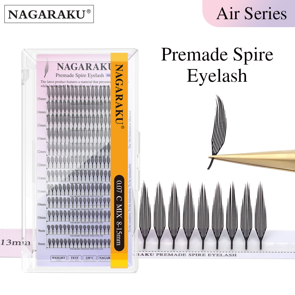 Anime Cosplay Lashes - NAGARAKU 既成スパイアまつげ アニメ効果 ソフトプルーム ひらひらまつげエクステ コミック