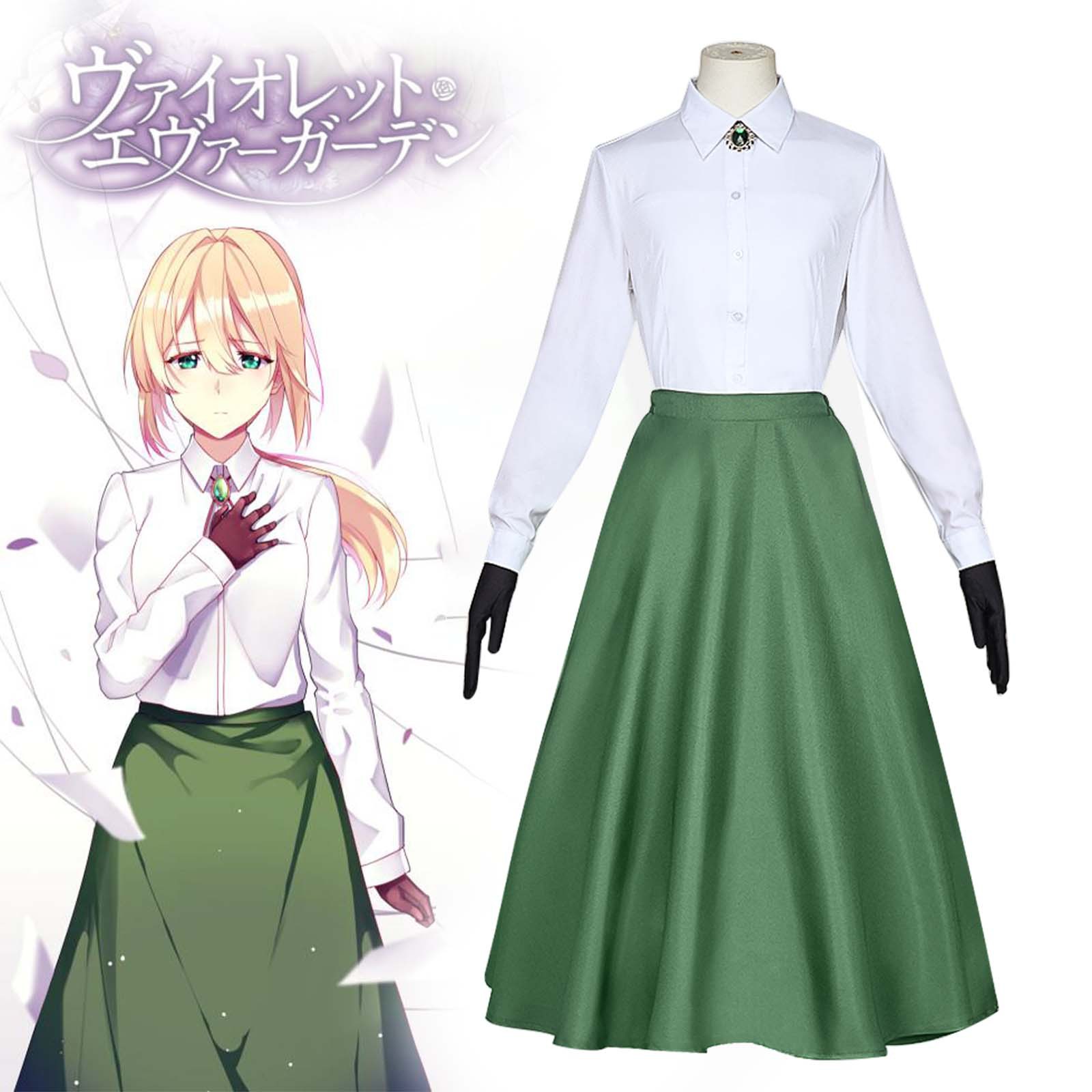 Violet Evergarden Dress - ヴァイオレット・エヴァーガーデン コスプレ衣装 ヴァイオレット・エヴァーガーデン コスプレドレス