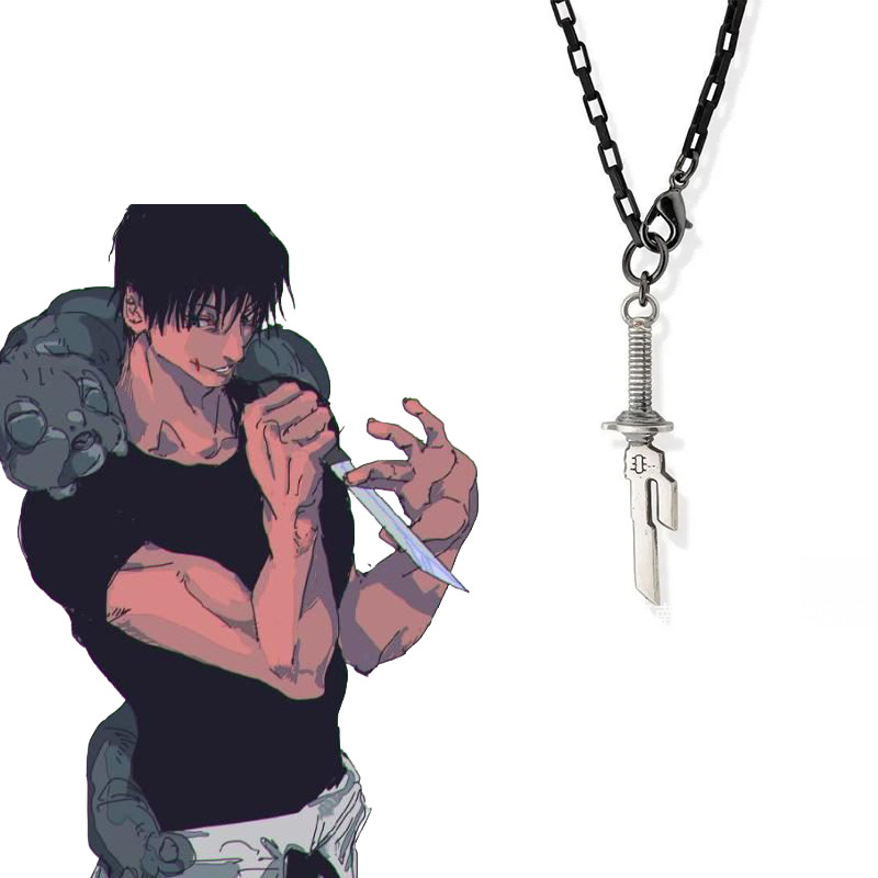 Jujutsu Kaisen Uniform - アニメ「呪術廻戦」伏黒甚爾コスプレネックレス「天逆槍」プロップペンダントユニセックスクリスマスプレゼント