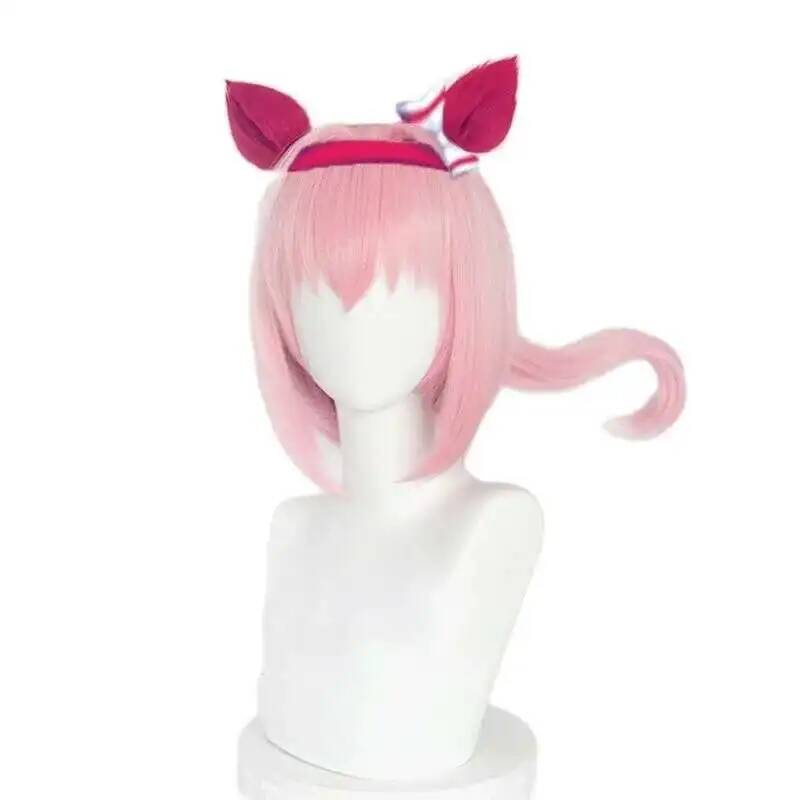 Anime Cosplay Wig - ウマ娘 ハルウララ コスプレウィッグ ウマ娘 プリティーダービー ピンク