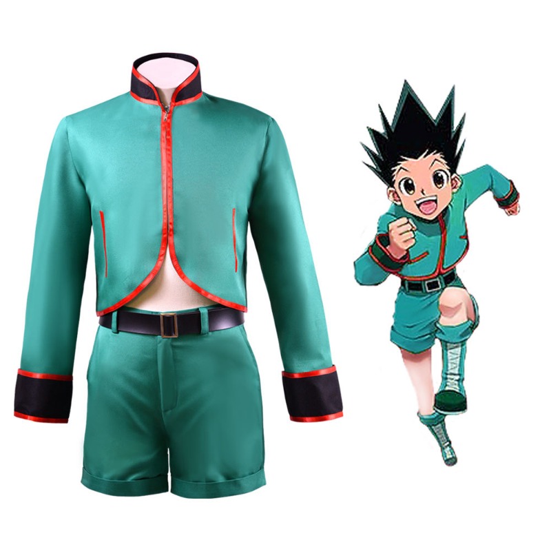 Hunter X Hunter Uniform - ハンター × ハンターゴンフリーコスプレ衣装、アニメフィギュアスーツ、ハロウィーンカーニバルパーティー服、クリスマスパフォーマンスユニフォーム