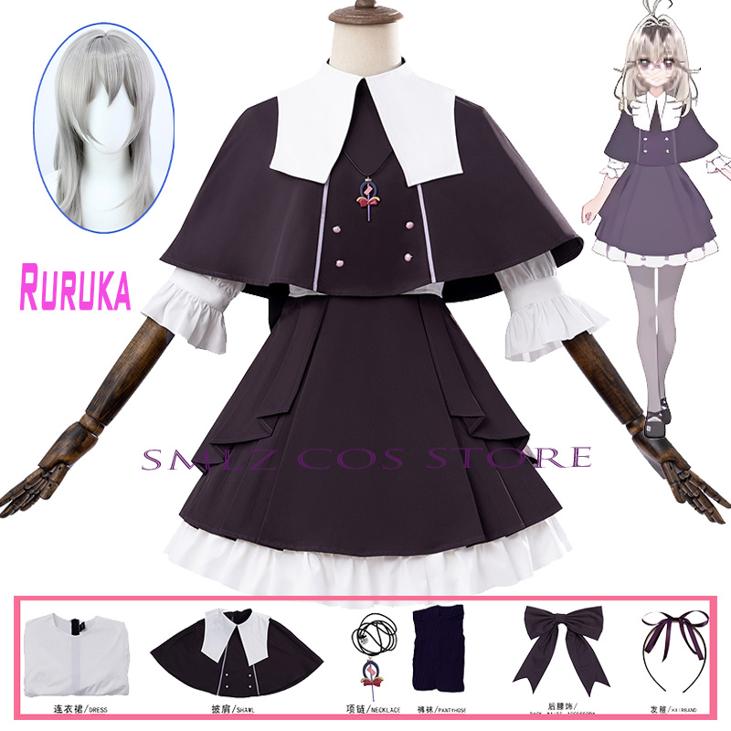 Anime Cosplay Wig - モリア・ルルカ コスプレ アニメスター探偵プリキュア衣装 ルルカ デイリーユニフォーム ドレススーツ