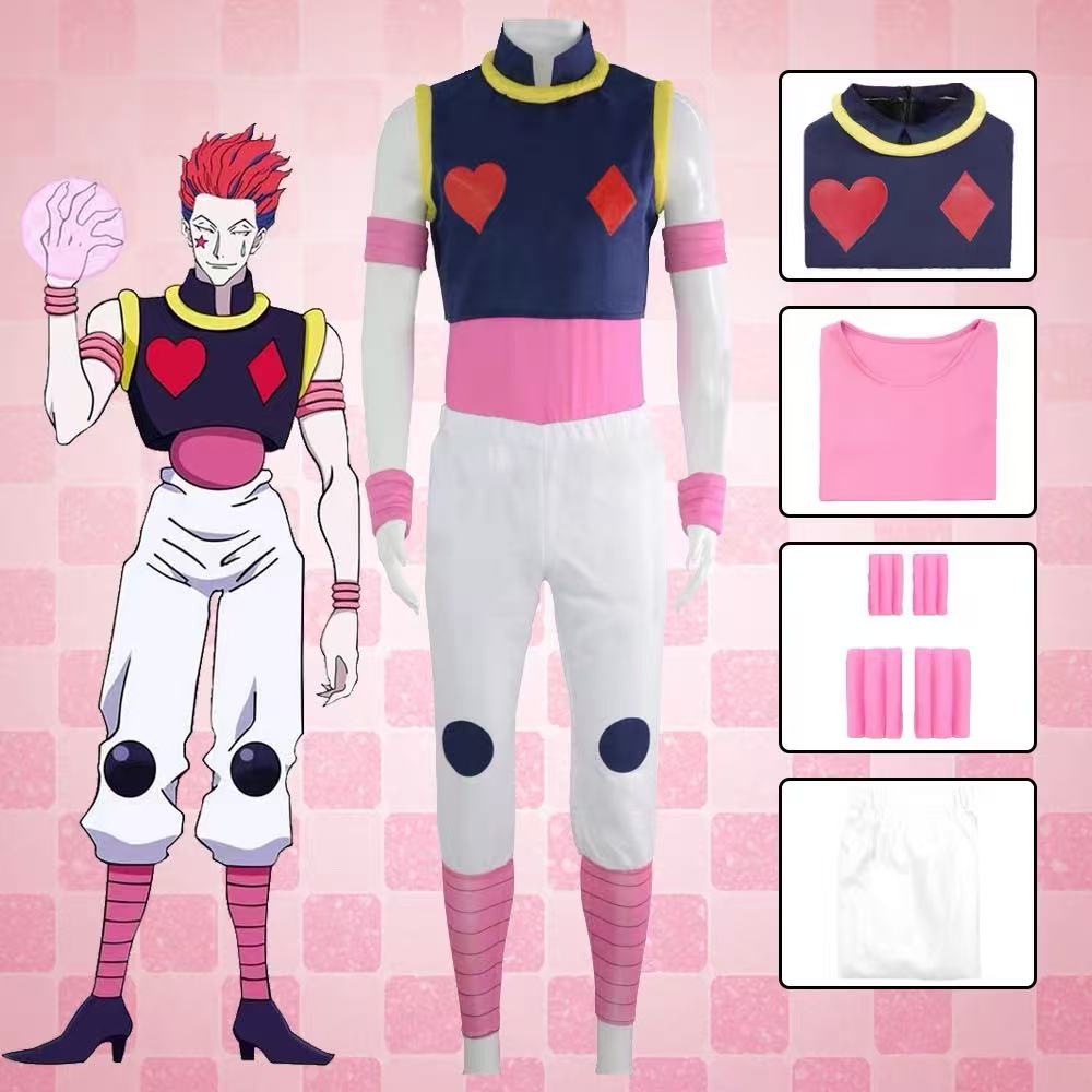 アニメ HUNTER X HUNTER ヒソカ コスプレ衣装 - Hunter X Hunter Uniform のレビューと価格