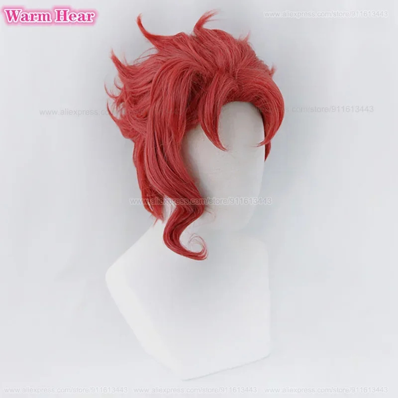 花京院典明合成ユニセックス 30 センチメートル赤コスプレア - Anime Cosplay Red Hair のレビューと価格