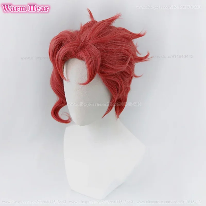 花京院典明合成ユニセックス 30 センチメートル赤コスプレア - Anime Cosplay Red Hair のレビューと価格