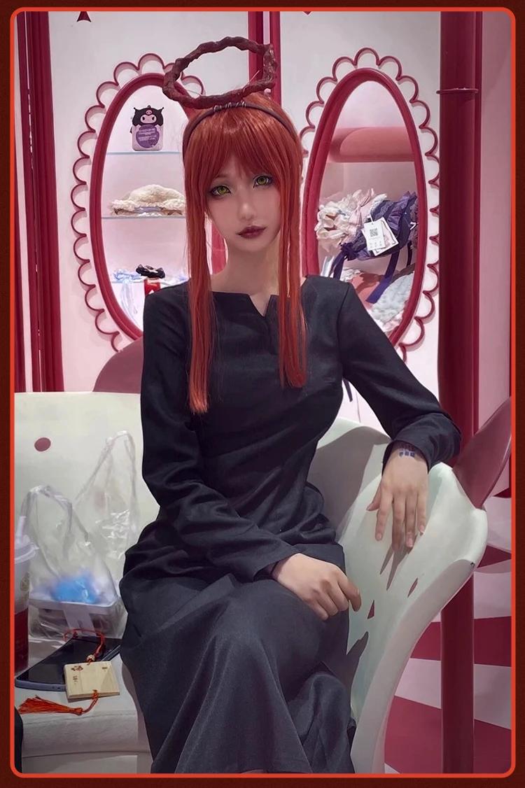 男性用チェーンソーヘッドバンド,アニメアクセサリー,3Dプリ - Anime Cosplay Makima のレビューと価格