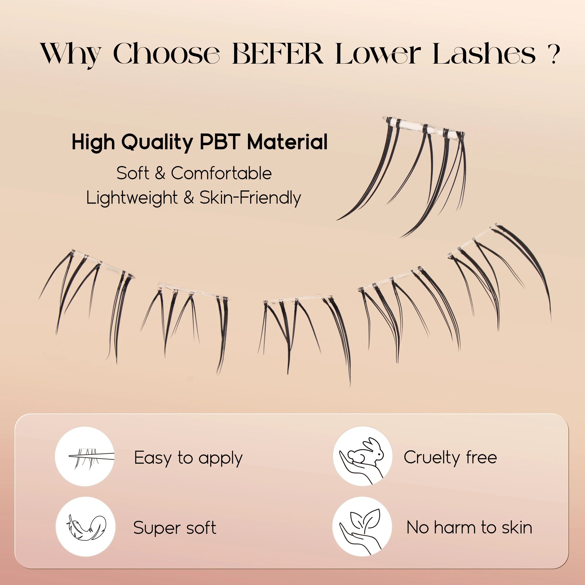 接着剤不要の下まつげ 自然な見た目 自己粘着式つけまつげ マ - Anime Cosplay Lashes のレビューと価格