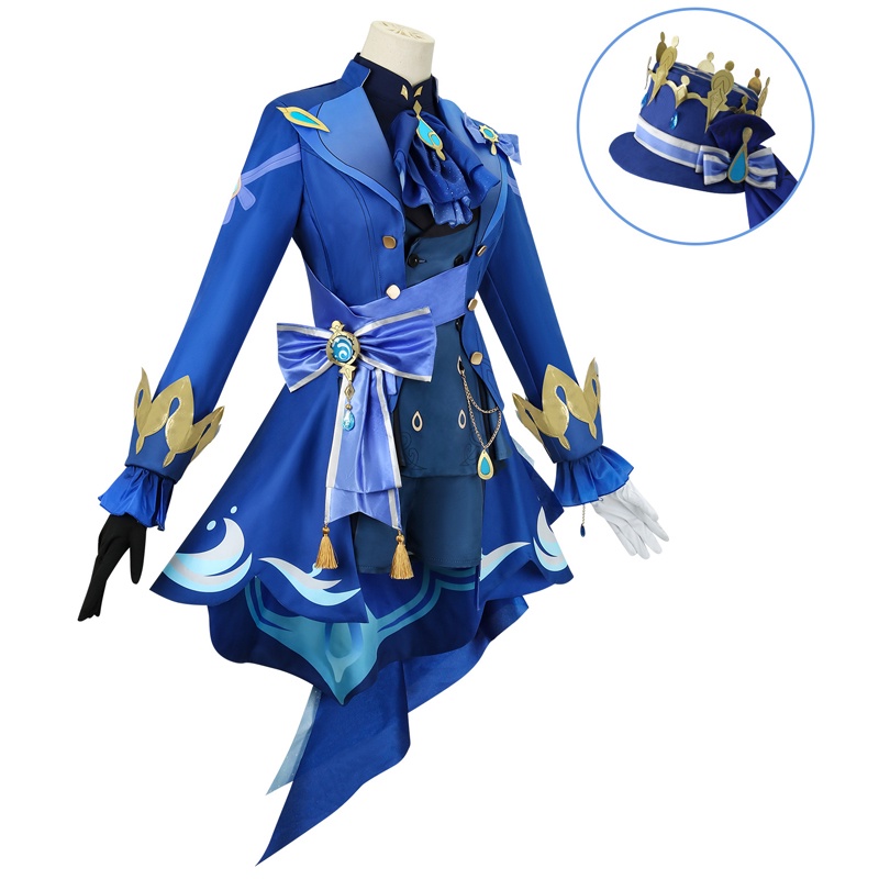 Furina コスプレ衣装ウィッグヘアインパクトフォンテーヌ - Violet Evergarden Dress のレビューと価格