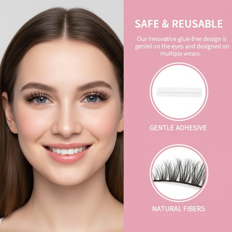 6列DIYセグメントつけまつげ、マンガ風つけまつげ、ナチュラ - Anime Cosplay Lashes のレビューと価格