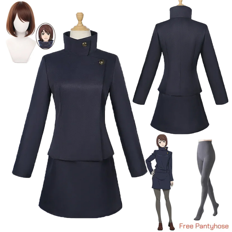 海軍兵士 越井礼子 コスプレ衣装 ハロウィン ロールプレイ  - Jujutsu Kaisen Uniform のレビューと価格