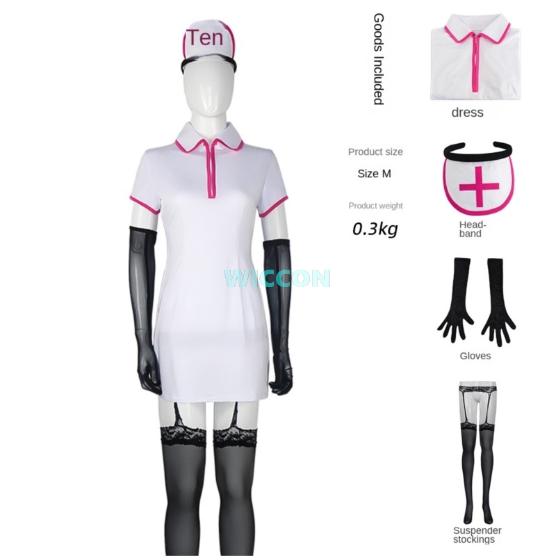 アニメチェーンソーマンコスプレ衣装マキマパワーセクシーなナー - Anime Cosplay Makima のレビューと価格