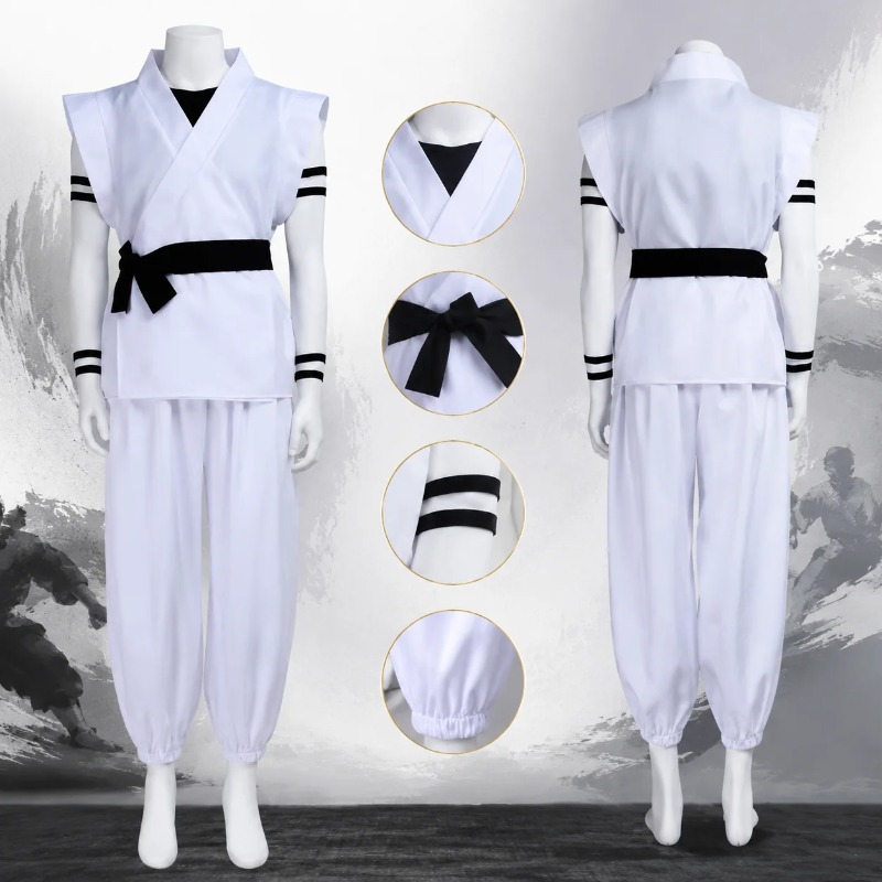 両面宿儺コスプレ衣装呪術廻戦アニメ着物衣装タトゥーステッカー - Jujutsu Kaisen Uniform のレビューと価格