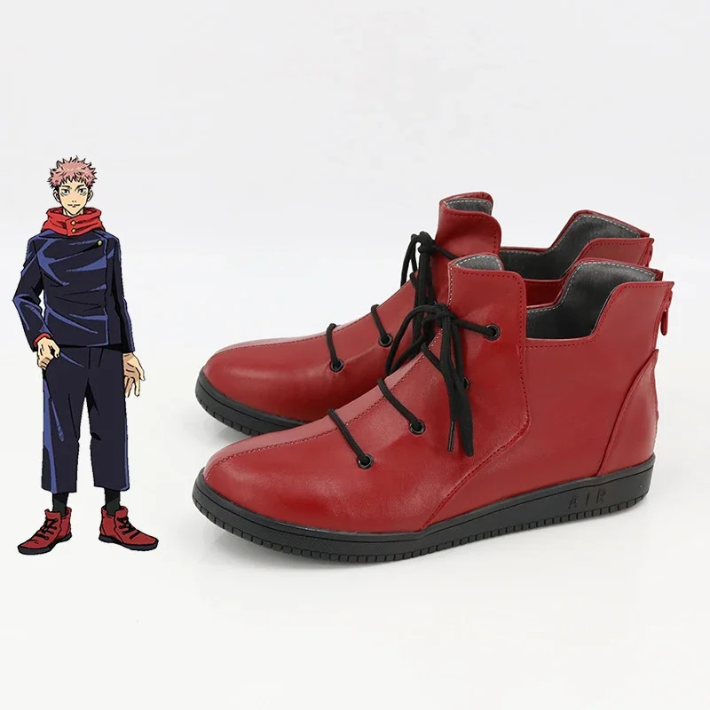 アニメ Juju Ka コスプレ靴 ブーツ 宇智波達利 ウィ - Anime Cosplay Red Hair のレビューと価格