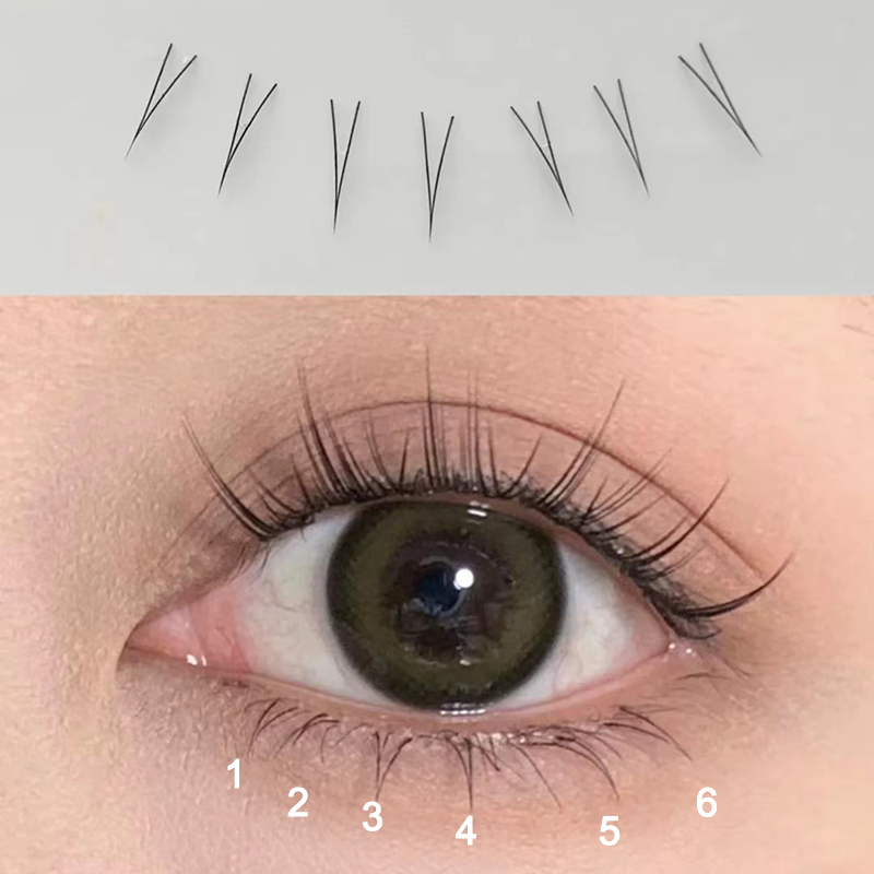 J カール V シェイプ下まつげコミックアイまつげナチュラル - Anime Cosplay Lashes のレビューと価格