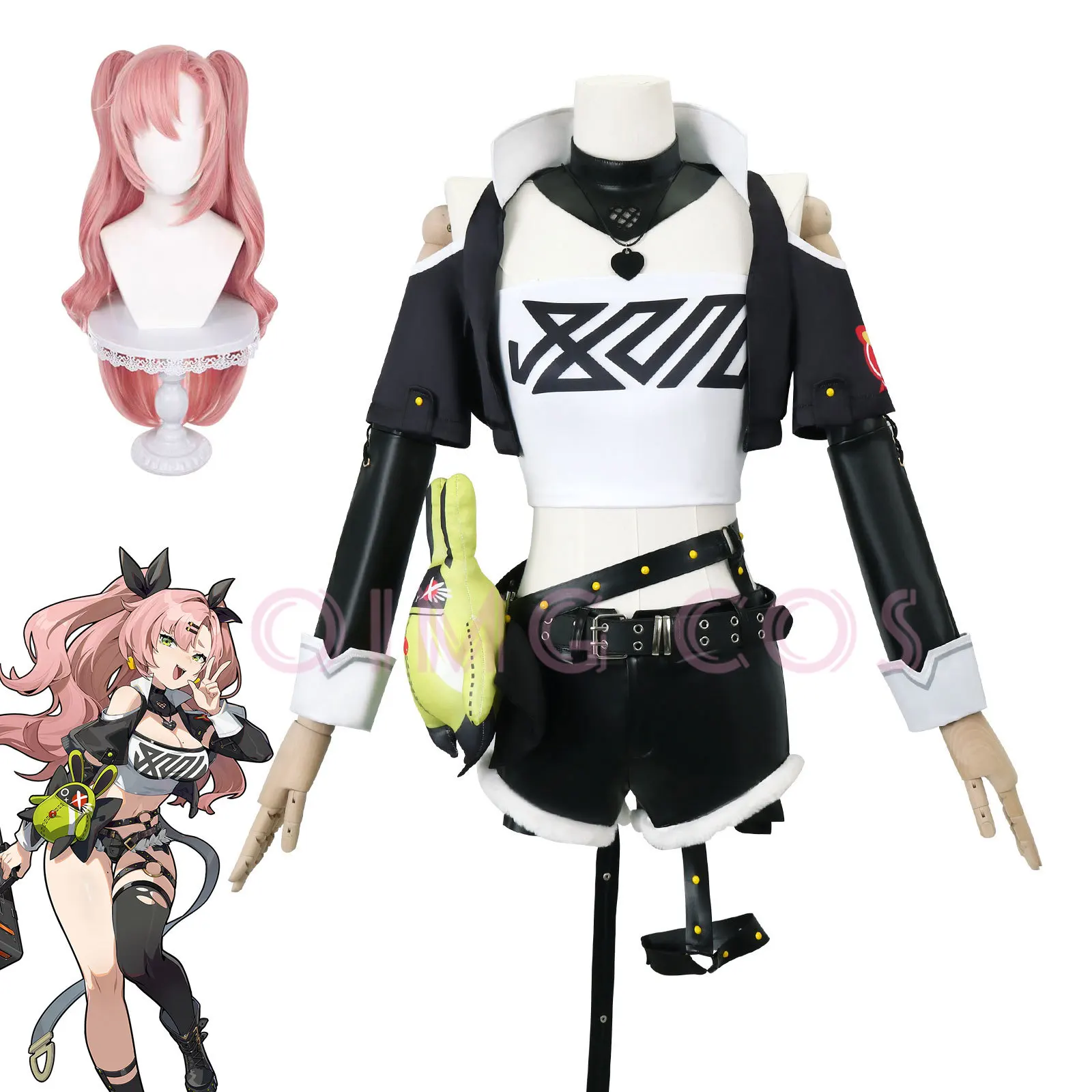 ニコール・デマラ・ゼンレス・ゾーン・ゼロコスプレ衣装制服ウィ - Anime Cosplay Wig のレビューと価格