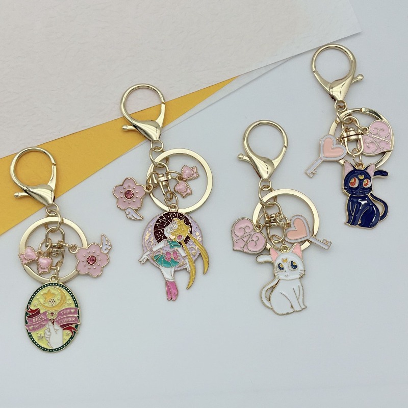 ホットかわいいセーラームーンシリーズ魔法の杖キーホルダー漫画 - Sailor Moon Wand のレビューと価格