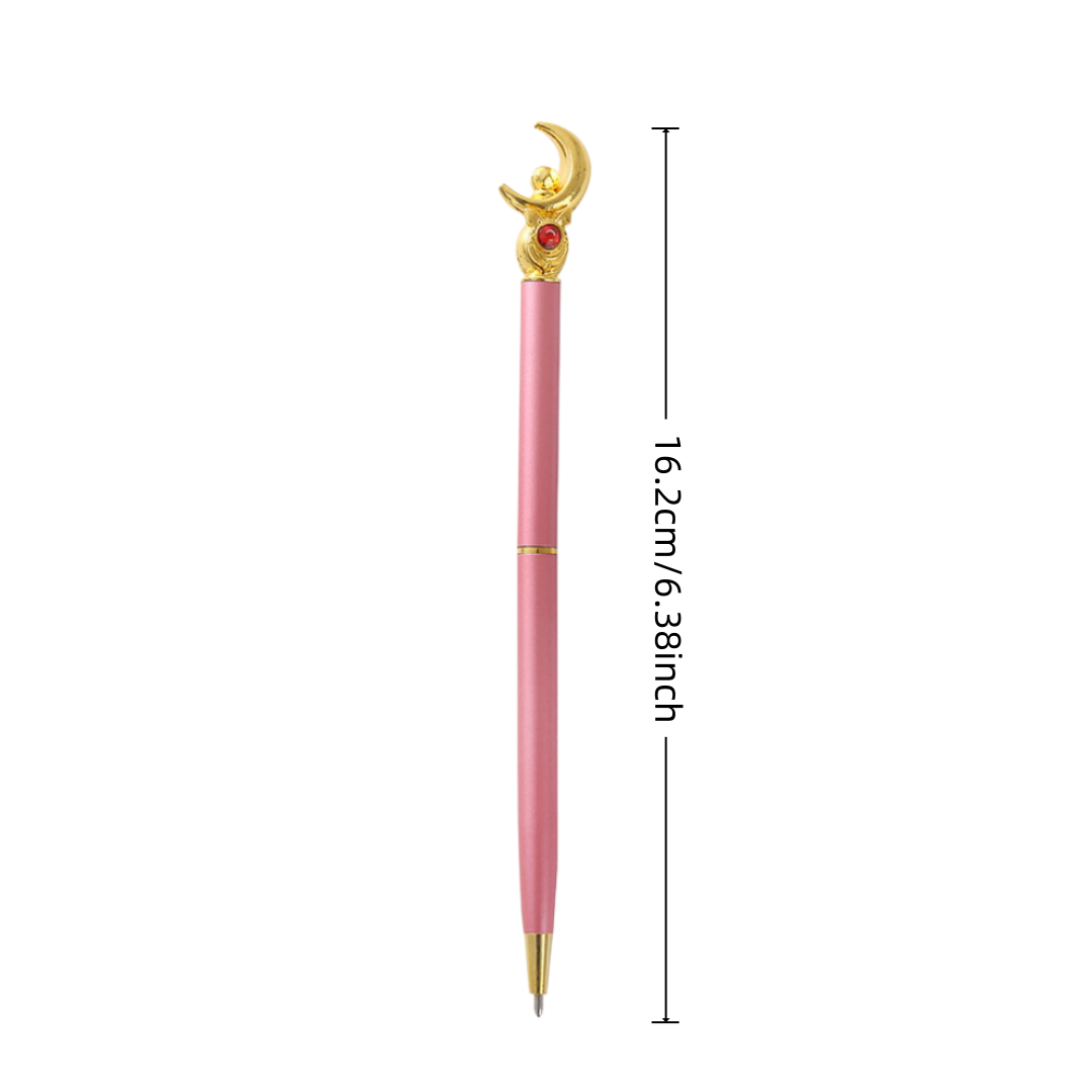 セーラームーン魔法の杖ペン、16.2cm、ピンクメタルテクス - Sailor Moon Wand のレビューと価格