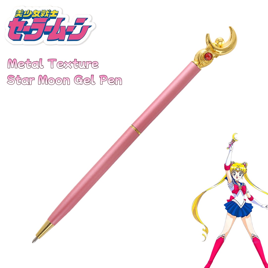 セーラームーン魔法の杖ペン、16.2cm、ピンクメタルテクス - Sailor Moon Wand のレビューと価格