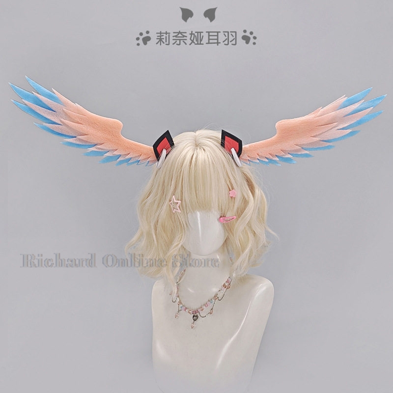 原神インパクトリネアアニメコスプレヘア装飾ウィッグアクセサリ - Anime Cosplay Wig のレビューと価格