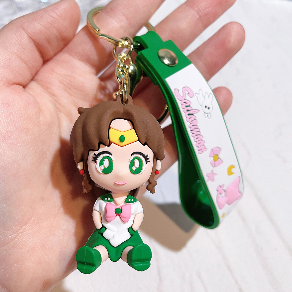 セーラームーンキーホルダー,PVC樹脂アクションフィギュア, - Sailor Moon Wand のレビューと価格