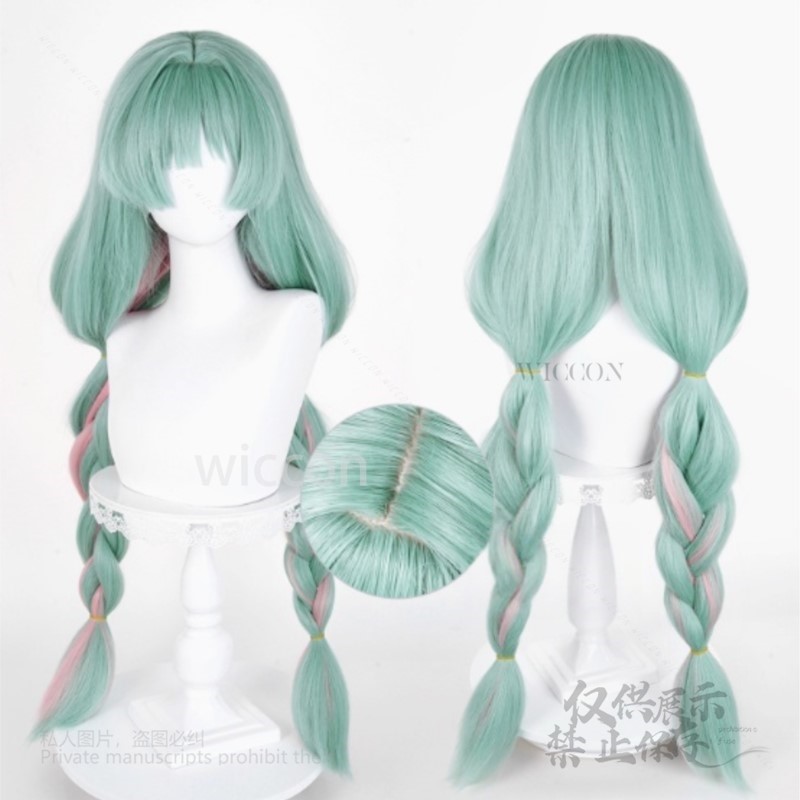 アニメ Phrolova コスプレウィッググリーンピンク混合 - Anime Cosplay Party のレビューと価格