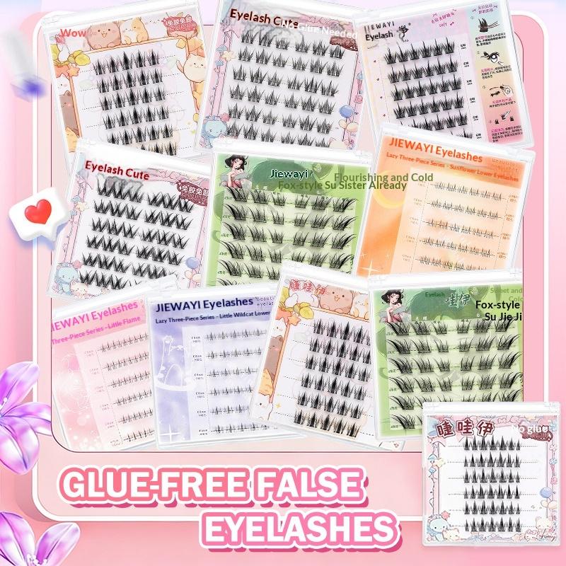 6列DIYセグメントつけまつげ、マンガ風つけまつげ、ナチュラ - Anime Cosplay Lashes のレビューと価格