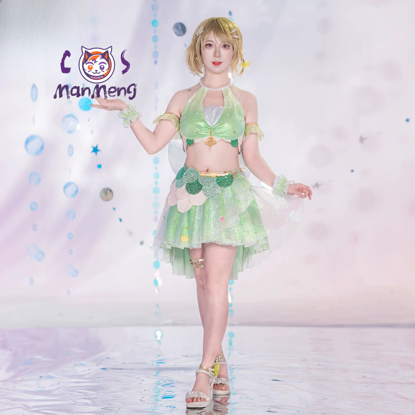 アニメ ラブライブ！ 花代小泉マーメイドコスプレ衣装女性スイ - Anime Cosplay Bikini のレビューと価格