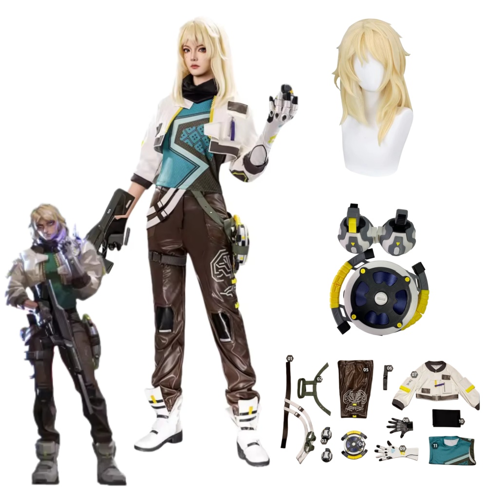 デッドロックコスプレ衣装小道具 VALORANT デッドロッ - Anime Cosplay Party のレビューと価格