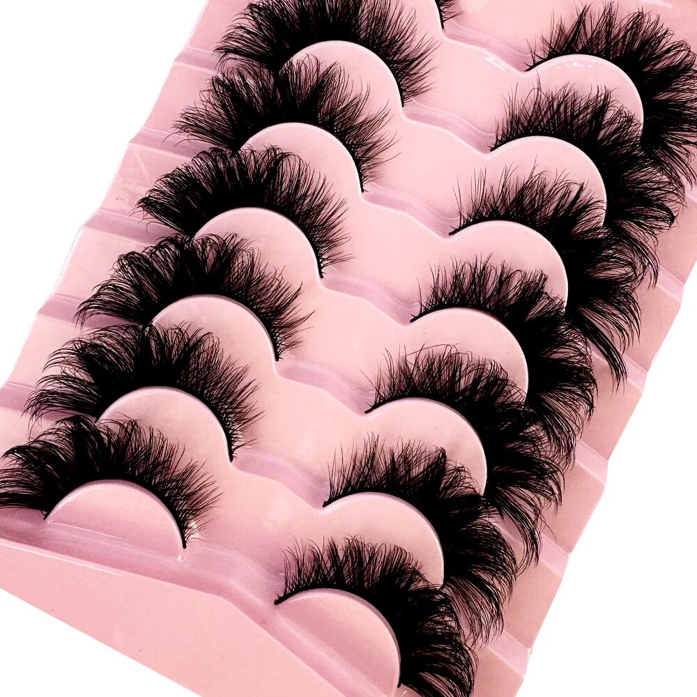 新しいキャットアイまつげ 5D ナチュラルつけまつげふわふわ - Anime Cosplay Lashes のレビューと価格