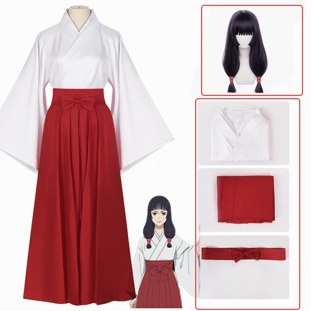 アニメ呪術廻戦 Utahime Iori コスプレ衣装ウィッ - Jujutsu Kaisen Uniform のレビューと価格