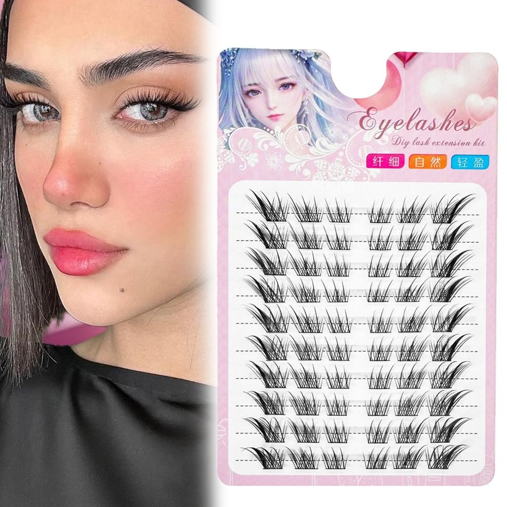 3Dキャットアイクラスターまつげ ナチュラルマンガフォックス - Anime Cosplay Lashes のレビューと価格