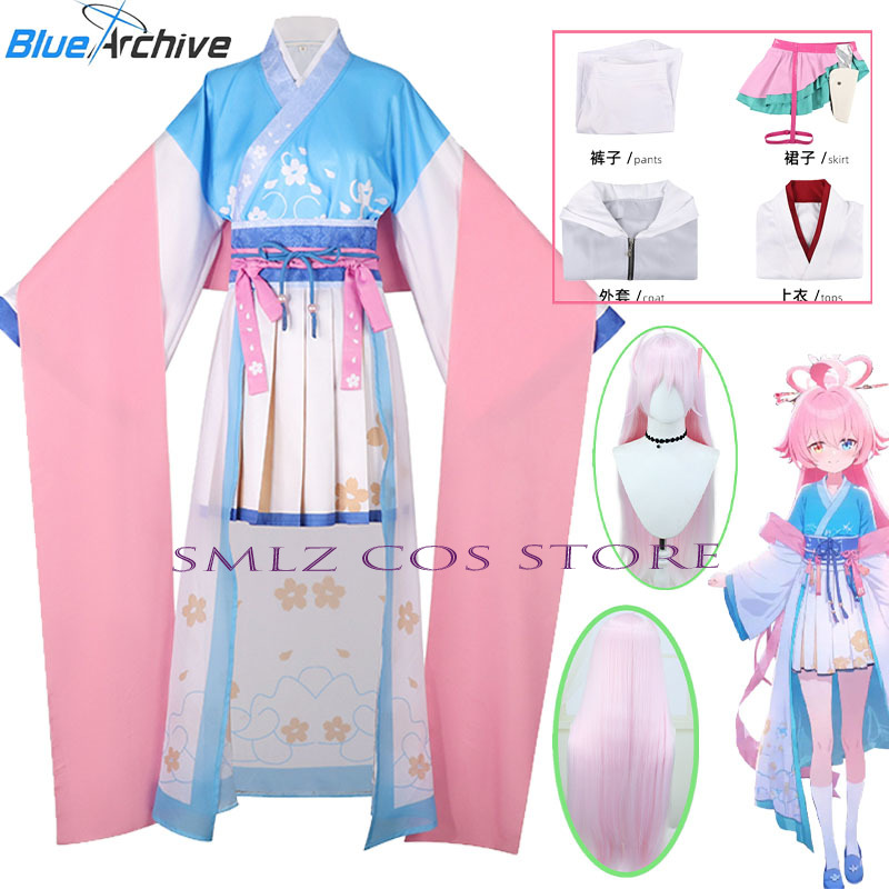 ゲームブルーアーカイブ星野滝花コスプレ衣装女性ピンクブルード - Anime Cosplay Wig のレビューと価格
