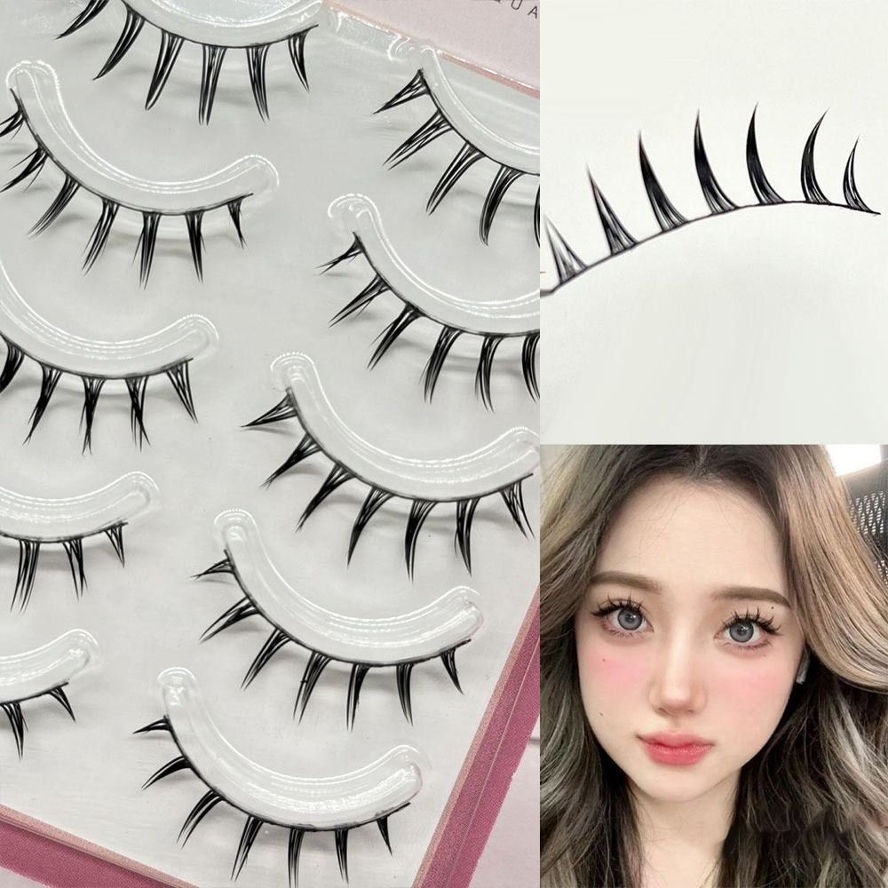 5ペアパック 日本製 コスプレ用つけまつげ ドラマチックな厚 - Anime Cosplay Lashes のレビューと価格