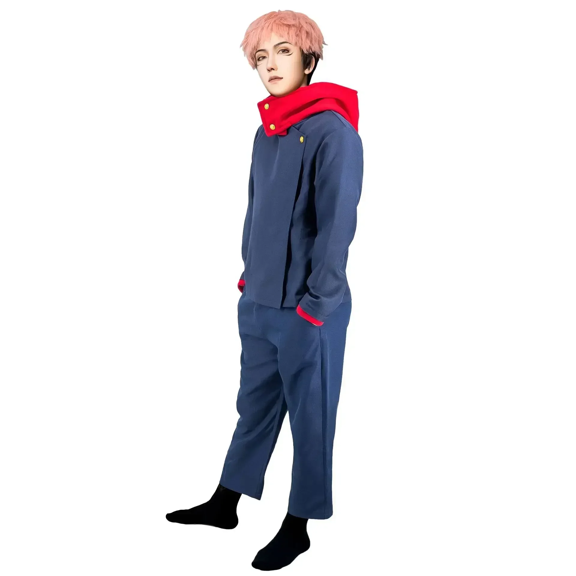 2026年アニメ衣装 呪術廻戦 虎杖悠仁 コスプレ衣装 虎杖 - Jujutsu Kaisen Uniform のレビューと価格