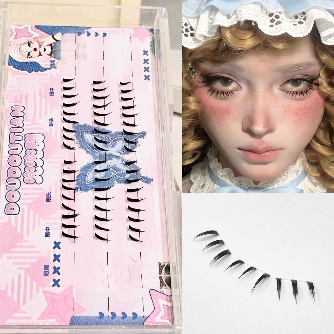 ドゥドゥーティアン グロッシーウェットスパイキーチップ アニ - Anime Cosplay Lashes のレビューと価格