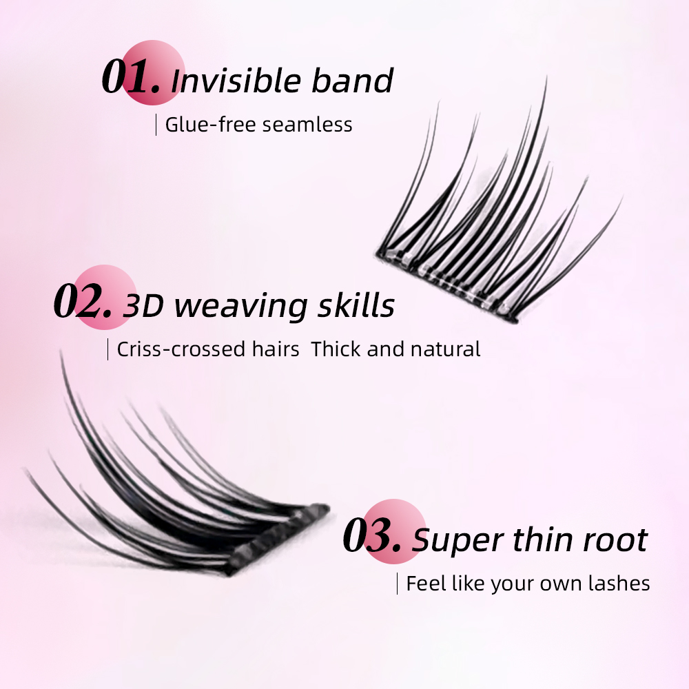 イエリックス DIY セルフ接着式クラスターラッシュ 10列 - Anime Cosplay Lashes のレビューと価格