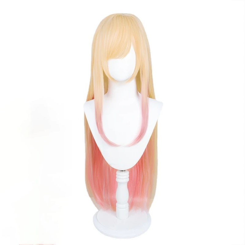 アニメ北川マリンコスプレウィッグ黄色ロング紫ショート耐熱人工 - Anime Cosplay Wig のレビューと価格