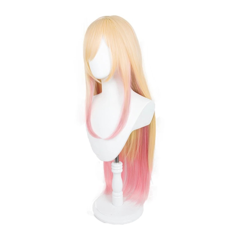 アニメ北川マリンコスプレウィッグ黄色ロング紫ショート耐熱人工 - Anime Cosplay Wig のレビューと価格