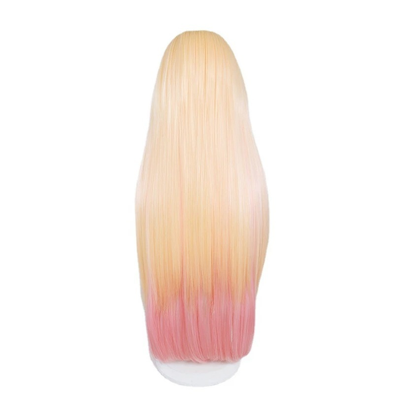 アニメ北川マリンコスプレウィッグ黄色ロング紫ショート耐熱人工 - Anime Cosplay Wig のレビューと価格