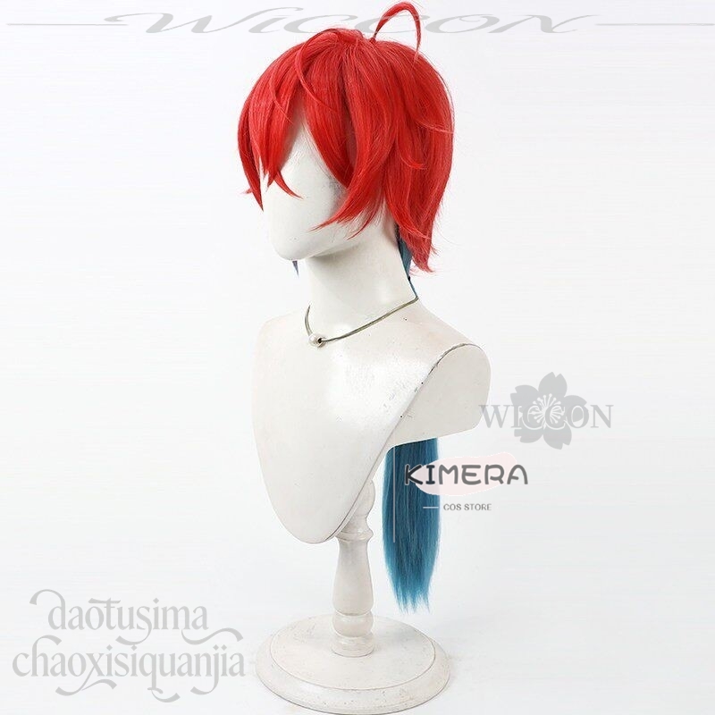 キメラストア アニメ姫カグヤ！ コスプレミカドアキラショート - Anime Cosplay Red Hair のレビューと価格